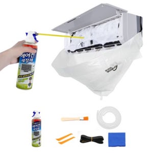 에어컨 곰팡이 냄새 필터 청소 벽걸이 에어컨 냄새 제거제 세정제 키트