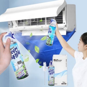 에어컨 곰팡이 냄새 필터 청소 벽걸이 에어컨 냄새 제거제 세정제 키트