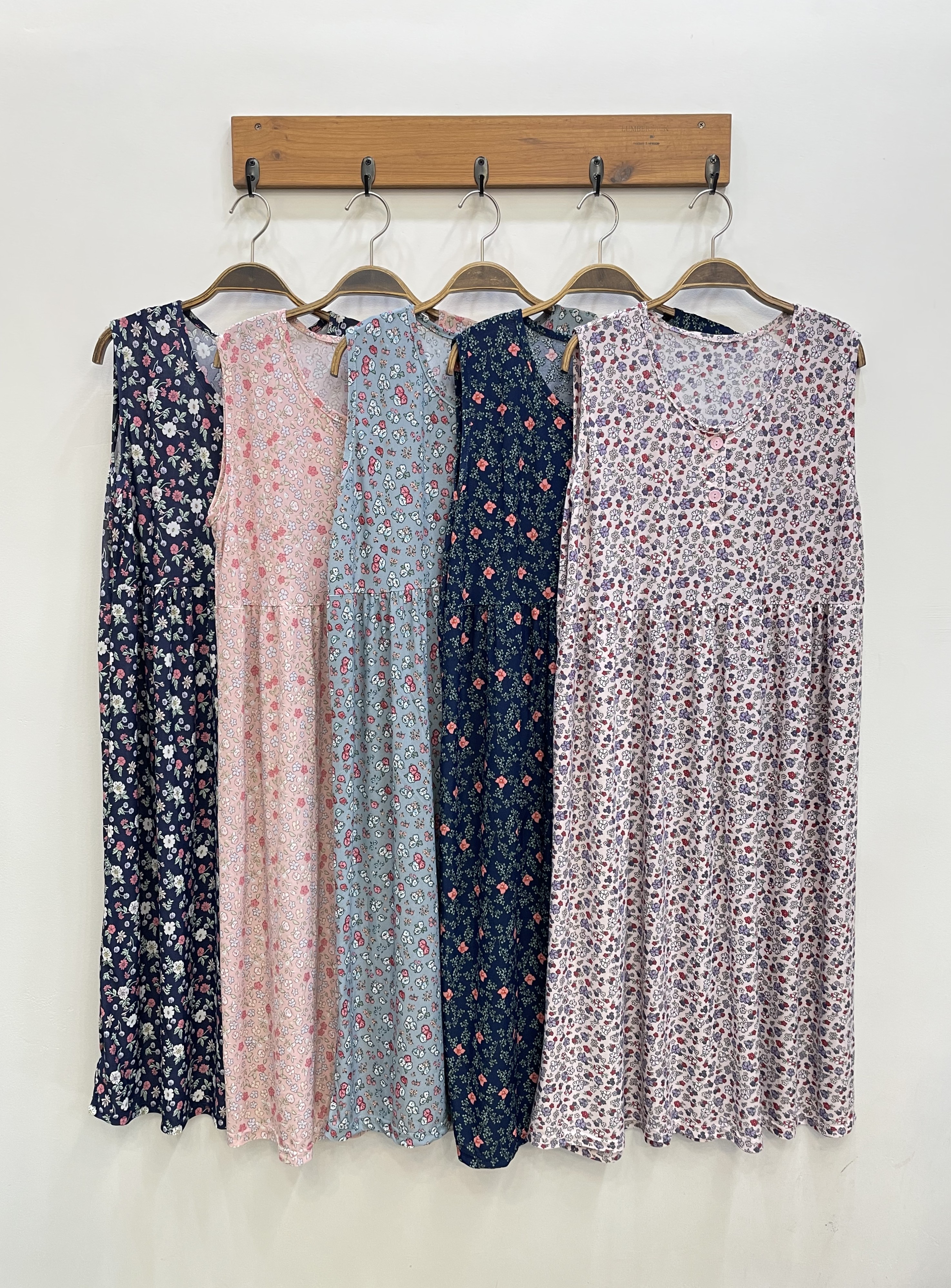 여성 빅사이즈 냉장고 나시 원피스 여름 민소매 쿨링 홈웨어 잠옷