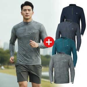 1+1 MOLEX 모렉스 여름 남성 남극 아이스 긴팔 티셔츠 집업 등산 티 기능성 작업복 상의 327