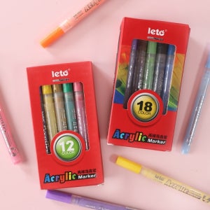 파스텔클레이 아크릴 마카펜 12색