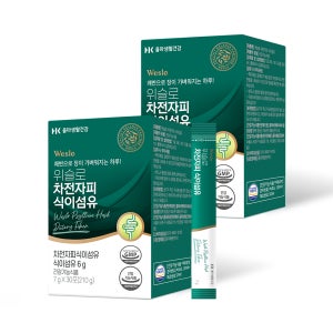 콜마생활건강 위슬로 차전자피 식이섬유 2박스 60포