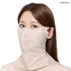 리비스타 골프 자외선차단 마스크 / 기미 주근깨 두건 얼굴햇빛가리개 자전거 스포츠 테니스