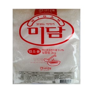 한정성 미담 3kg 핵산혼합 조미료 0.2% msg 국물 양념 찌개 감칠맛 대용량 업소용