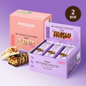 저당 단백질바 빼바 혼합(다크+화이트)18개입