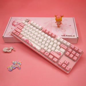 바밀로 아밀로 매화 벚꽃 2세대 V2 기계식 키보드 108키 갈축 적축 저소음적축 RGB