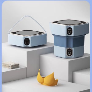 휴대용 미니세탁기 접이식 블루라이트 항균 속옷/양말 세탁기