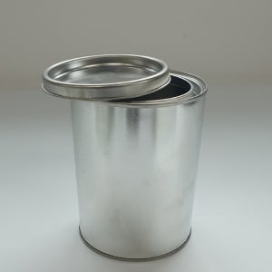 원형공캔1L 공 페인트 통 용품 미니 빈 깡통 손잡이 핸디 페인트통 용호브러시 셀프페인팅