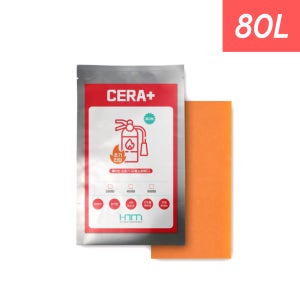 세라플러스 제조사 직영 붙이는 소화기 80L / 자동 소화 패치 스티커 무전원 소화기 초기 화재 진압 배전반 분전반 CERA+