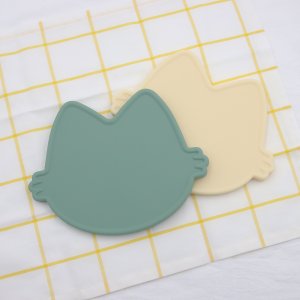 블루마마 모아냥 흡착볼 뚜껑 간식 접시 유아 아기 플레이트