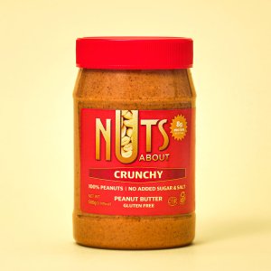 땅콩100% 넛츠어바웃 무첨가 땅콩버터 크런치 500g 무가당 무염