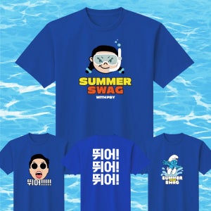 2025 싸이 흠뻑쇼 옷 콘서트 굿즈 코디 드레스코드 블루 물놀이 패션