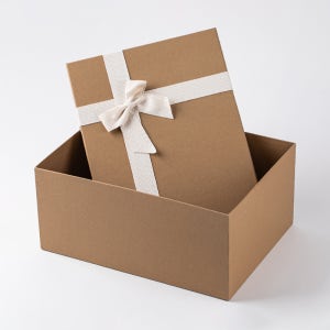 크래프트 색연필 리본선물포장박스 40x30x18cm