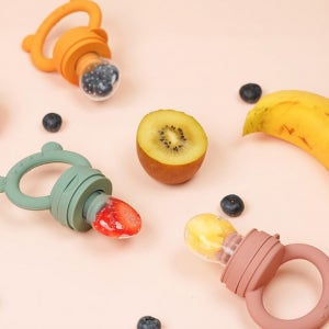 아기 과일망 애기 유아용 실리콘 과일 쪽쪽이 과즙 젖병 이유식 과즙망 1개