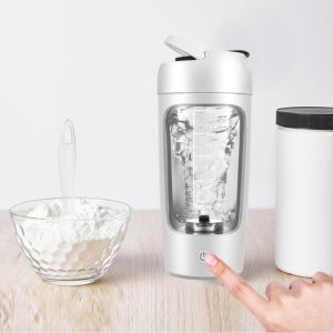 회전 믹스텀블러 간편세척 전동쉐이커 휴대용 무선믹서기 650ml kc인증