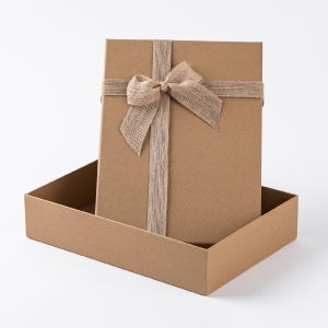 크래프트 리본싸바리박스 32x23x7cm