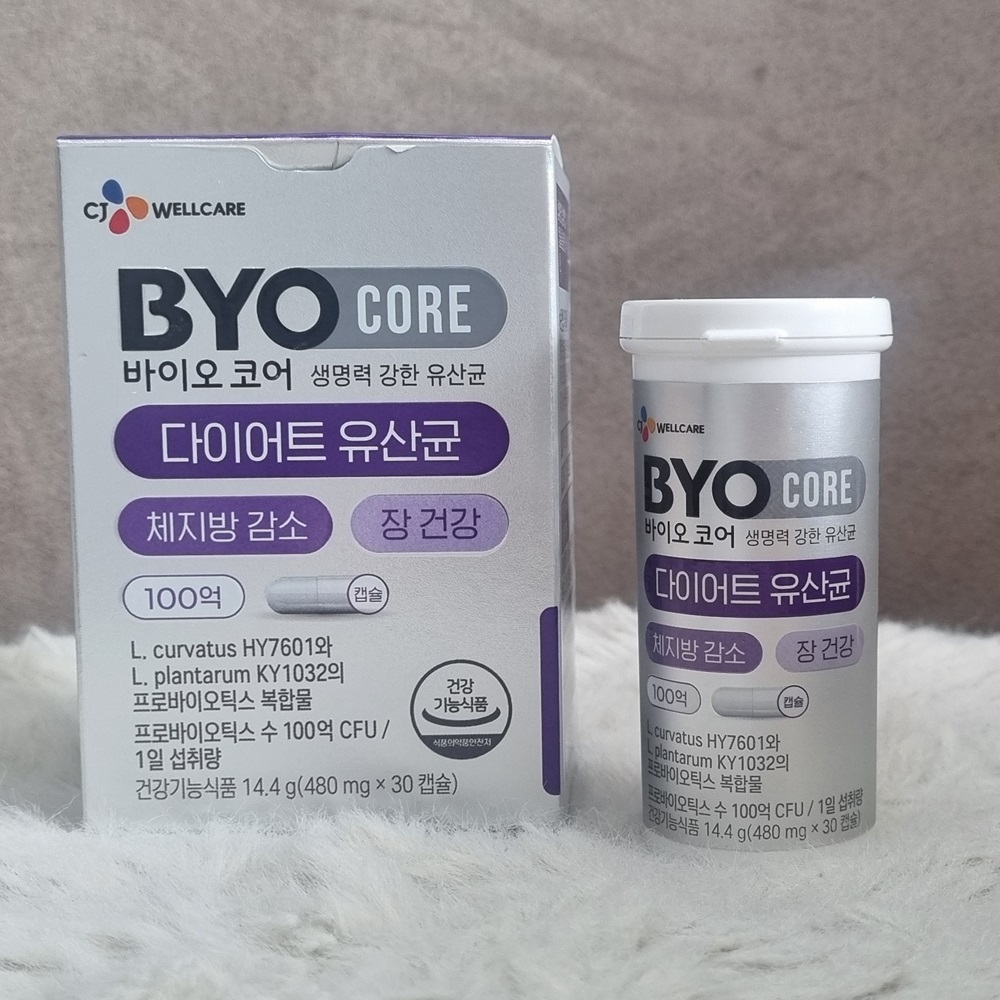 <b>CJ</b> 바이오코어 다이어트 유산균 <b>BYO</b> 최화정 효능 홈쇼핑 1개월분