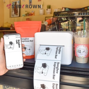 싱크라운 잘쓴 라벨프린터 택배 송장 프린터 라벨 프린터기 스티커 라벨기