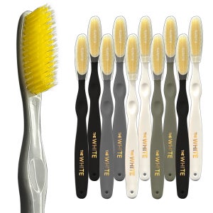 더화이트 황금빅타 롱브러쉬 칫솔 10개입 / 왕 큰 대왕칫솔