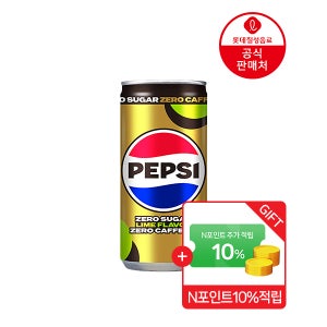 (10% 적립) [본사] 펩시제로슈거 라임향 제로카페인 210ml 30캔