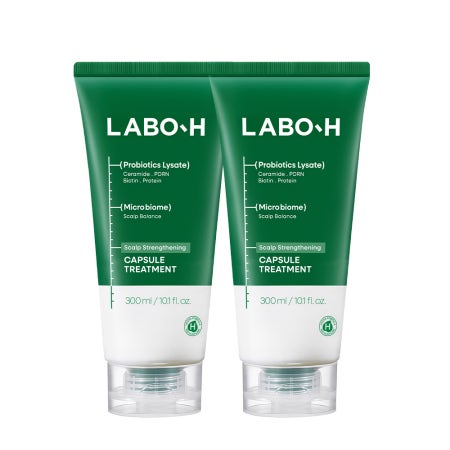 라보에이치 탈모증상완화 단백질 두피 강화 캡슐 트리트먼트 300ml 1입+1입