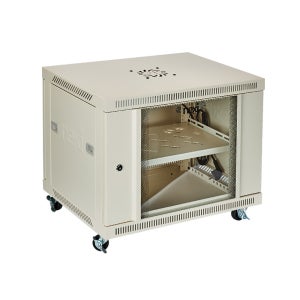 19형 허브랙 H500 W600 D450 강화유리 미니 통신장비 케이스 조립편리 허브룸