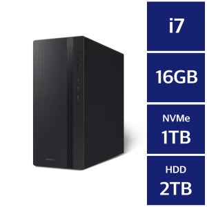 삼성 데스크탑5 DM500TGZ-AD7A Win11Pro / 16GB 램 / NVMe SSD 1TB + HDD 2TB / 윈도우11pro//