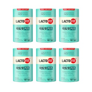 종근당건강 생 유산균 락토핏 키즈 6통 12개월분 라토픽 어린이 락토피 청소년 유아 초등학생 아이