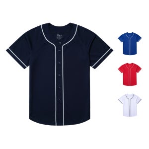 ​[단체복 제작] 베이스볼 티셔츠 야구복 팀복 동호회 커플티 무지 단체티