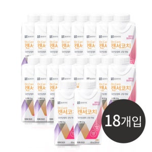 [종근당건강] 캔서코치(암환자용) 대한암협회 공동개발 200ml, 18개