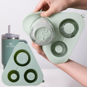 스탠리 텀블러 호환 실리콘 텀블러 얼음틀 3구 하이볼 왕얼음 얼음트레이