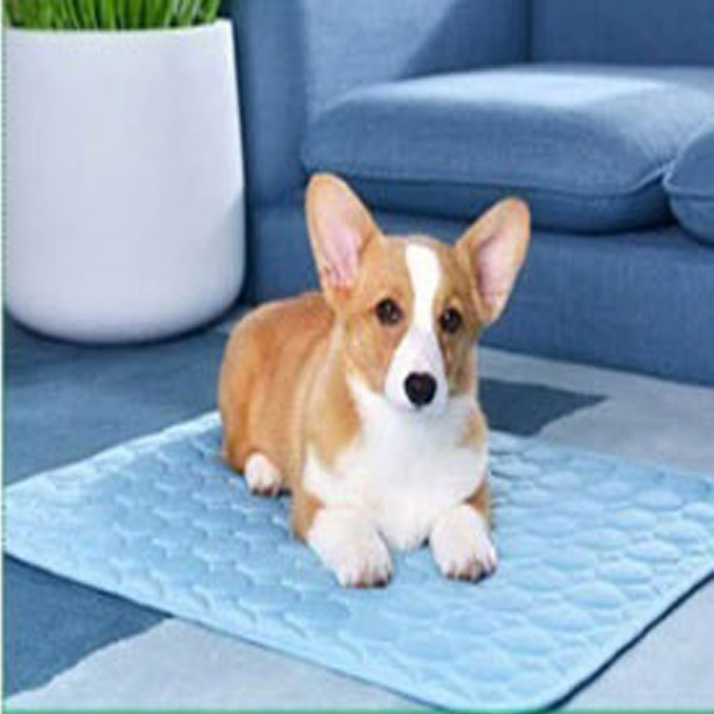 강아지 고양이 반려동물 쿨매트 여름 쿨천 시원한 매트 세탁가능 가벼운 아이스실크쿨링패드