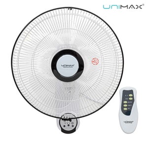 유니맥스 리모컨 벽걸이선풍기 16인치 UMF-R8343W 업소용 사무실 식당 거실 교회