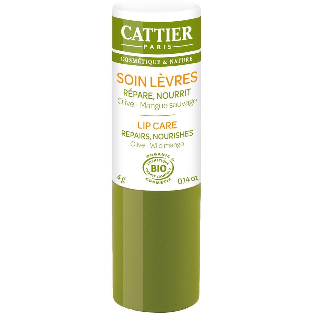 까띠에 스틱 레브르 <b>올리브</b> 와일드 망고 4g 1개 CATTIER Stick a levres olive et mangue sauvage Bio