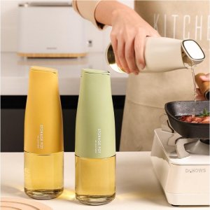 반자동 오픈 양념병 자동개폐 오일병 참기름병 간장병 거꾸로 소스통 500ml