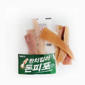 타스코 한치길러 돈피포 돼지껍데기포 생미끼 한지낚시 삼봉에기미끼