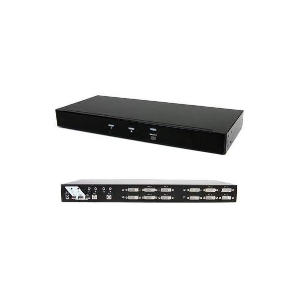스타테크 2포트 쿼드 모니터 <b>듀얼</b>링크 DVI USB KVM 스위치오디오 포함. 비디오 스위치 KVMSW. 2x1 8xDVID<b>듀얼</b>링크 디지털 <b>2xB</b> 타입