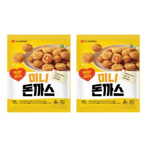마니커에프앤지 미니돈까스 한입 꼬마 돈까스 400g, 2개