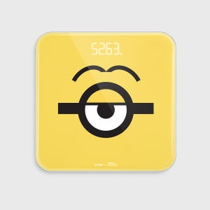 앳플리 T4 디지털 LED 다이어트 체중계 미니언즈 에디션 몸무게 저울 정확한 가정용 목욕탕 전자 측정기계