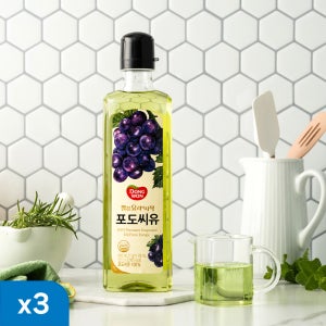 동원 포도씨유 480ml 3개 식용유 오일 기름