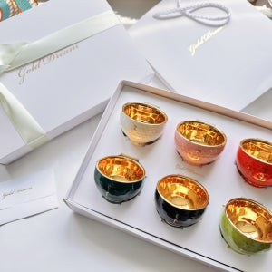 도착보장 금술잔 기념일 외국인 바이어선물 6p