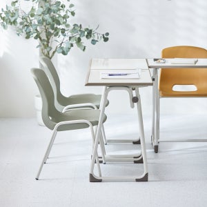 학원책상 세트 1인용 강의실 교습소 책걸상 마론 로이 600x400 소프트엣지