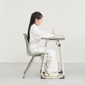 마론키즈+조이 의자 세트 H680 600x400 초등학교 낮은 책상 학원 책걸상