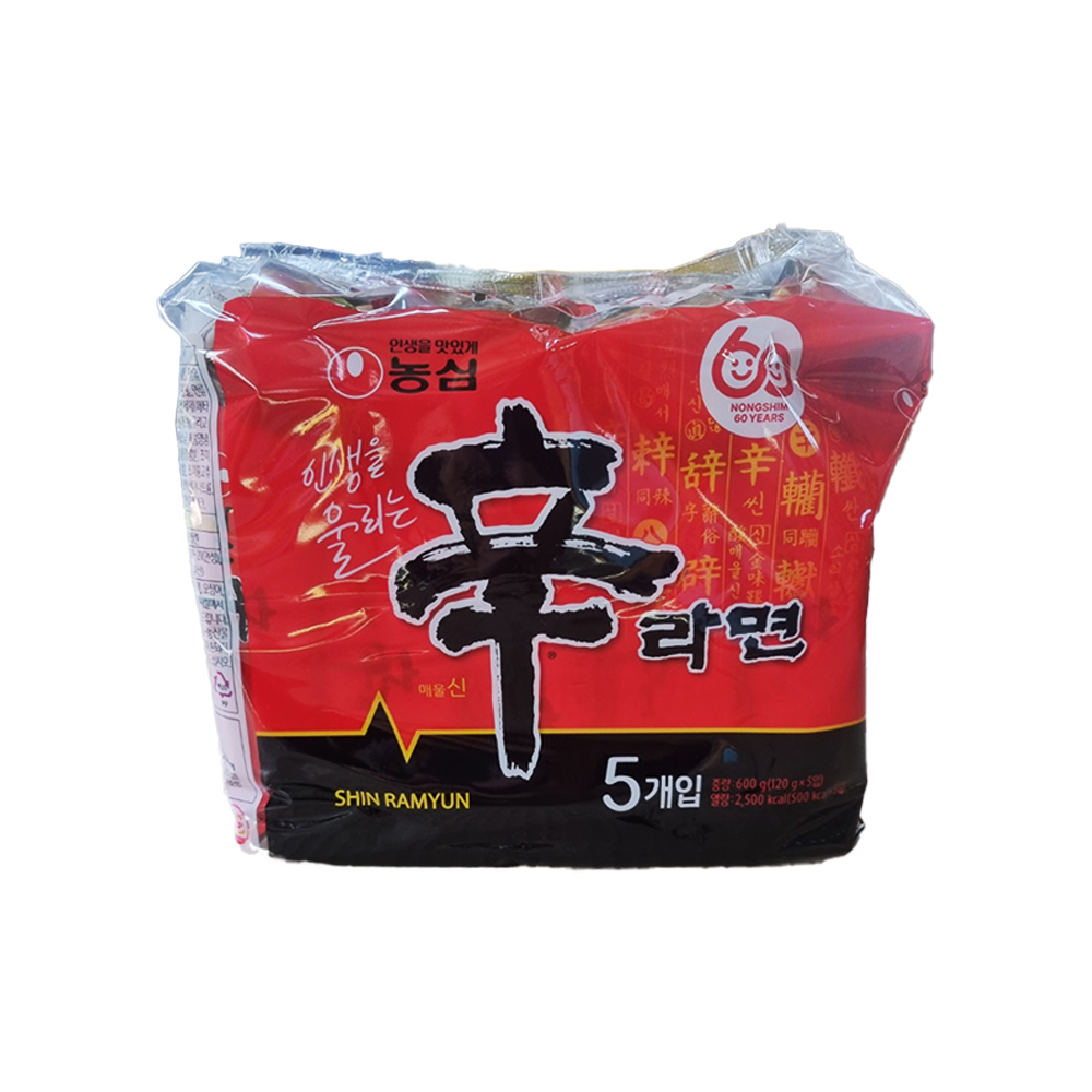 Nongshim Shin Ramyun (5-pack)