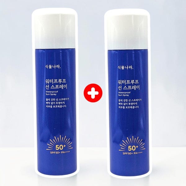 1+1 식물나라 워터프루프 선 스프레이 100ml (SPF50+)