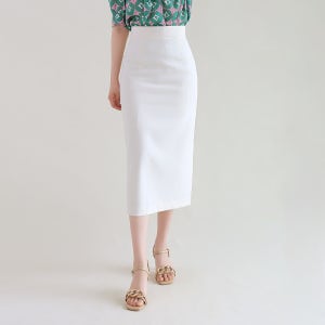 클래식 롱핏 H라인 스커트 출근룩 하객룩 격식있는 정장치마