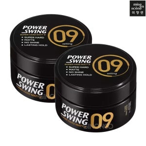 미쟝센 파워스윙 매트 왁스9 80g x2