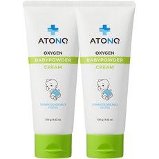 아토앤오투 기저귀크림 파우더 옥시젠 베이비 크림, 2개, 100g