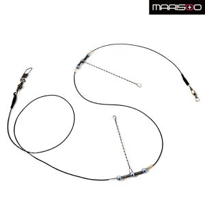 마리수 스네이크 자작 2단 채비 천칭 천평 채비 방파제 낚시