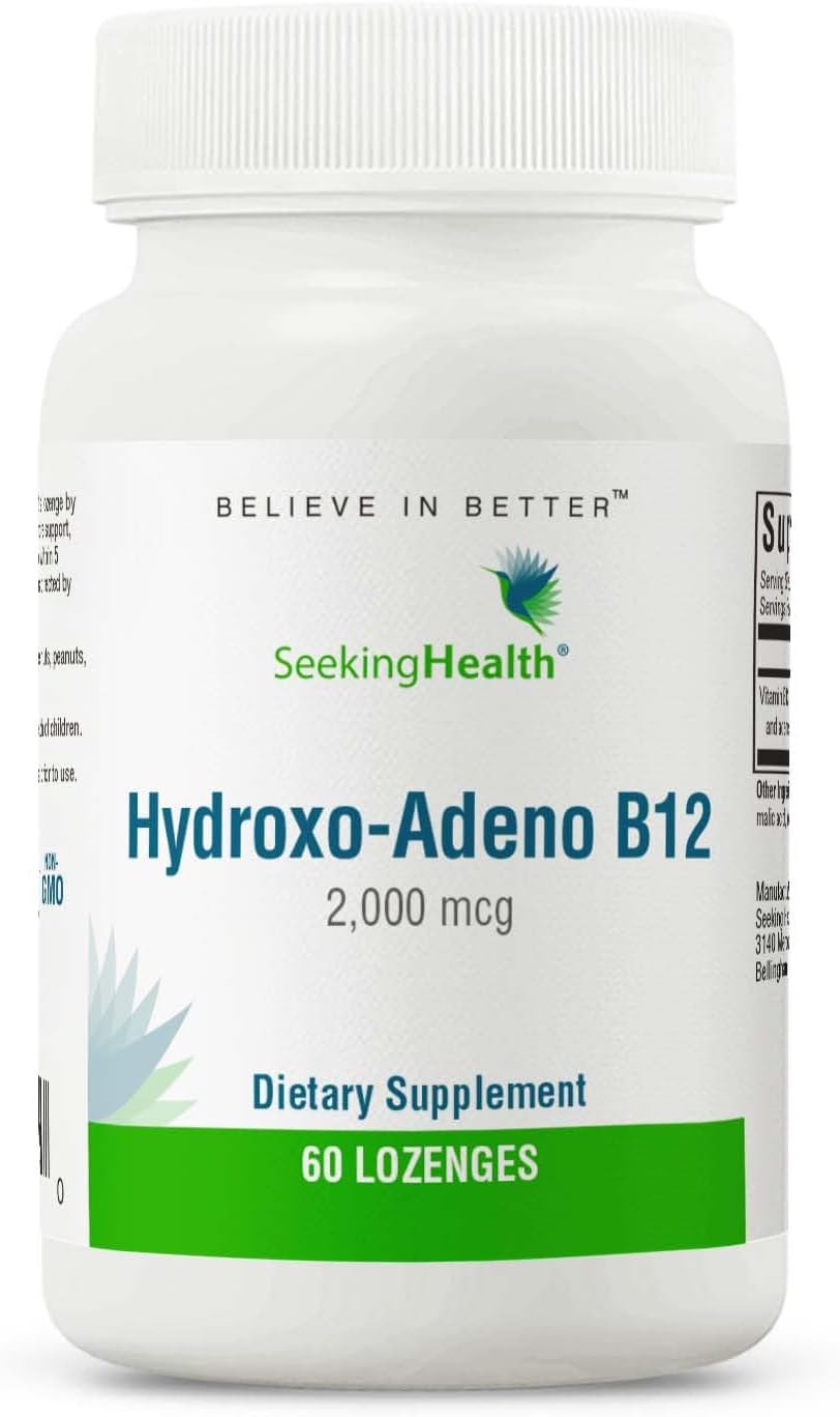시킹헬스 하이드록스 아데노 B12 2000mcg 메틸 <b>프리 비타민 B12</b> 60로젠지